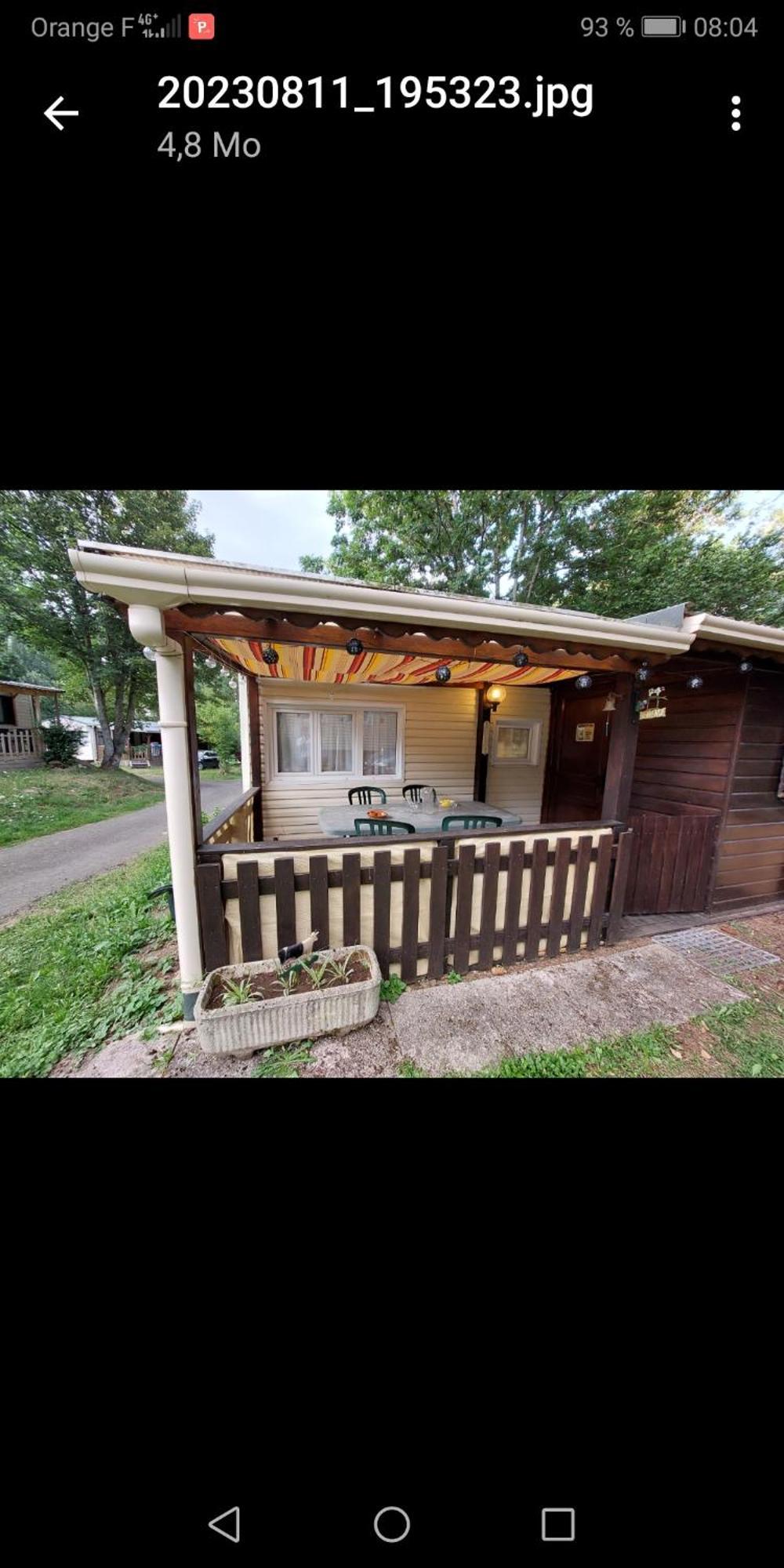 בסה-א-סנט-אנסטאיס Charmant Mobil Home Style Chalet מראה חיצוני תמונה